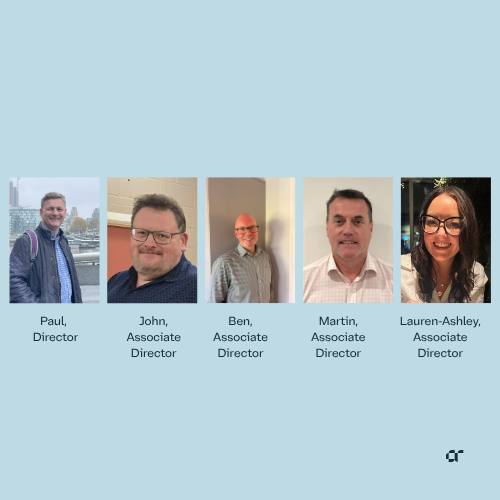 Collage of employees featured in the article